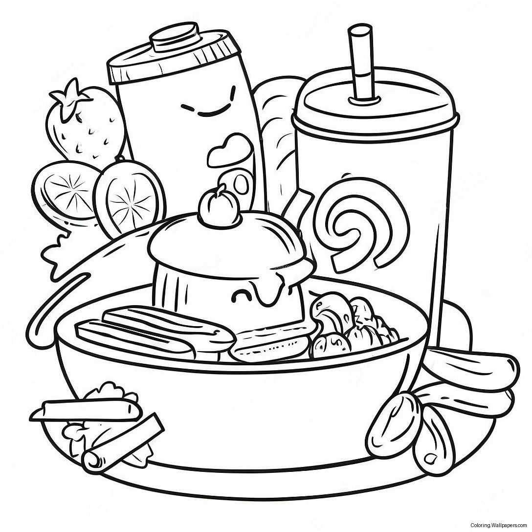 School Lunch Hero Day Coloring Page 28111