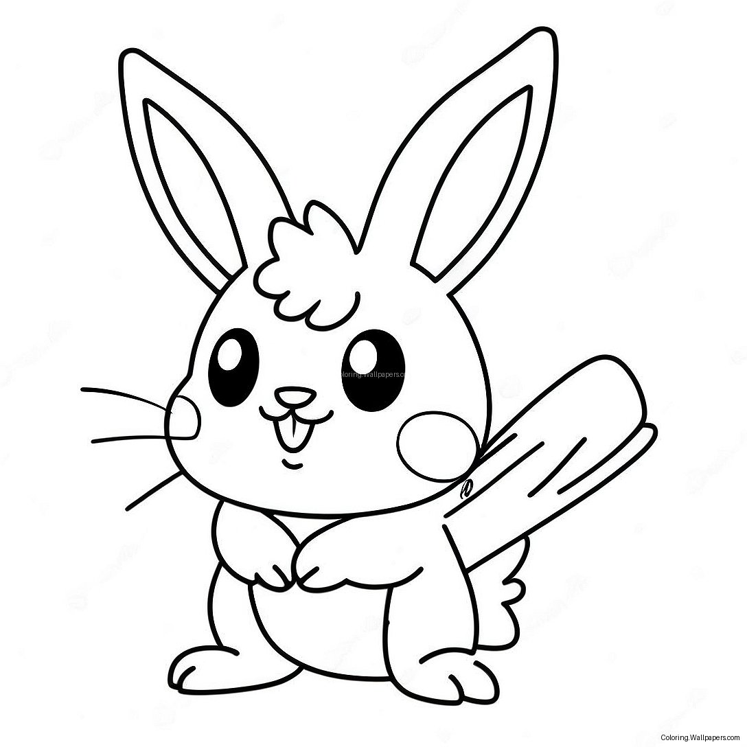 Scorbunny Boyama Sayfası 19607