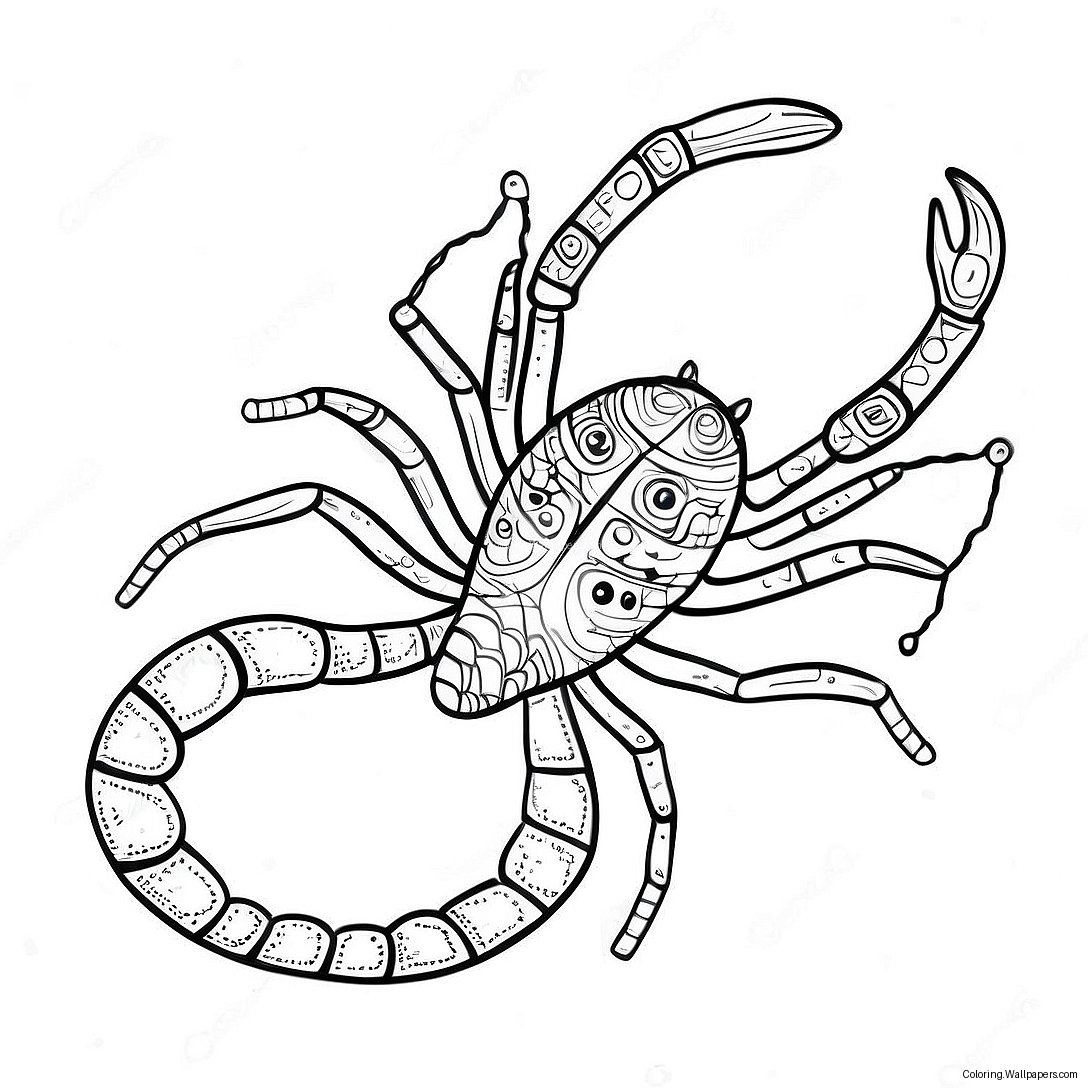 Scorpio Constellation Coloring Page 20218