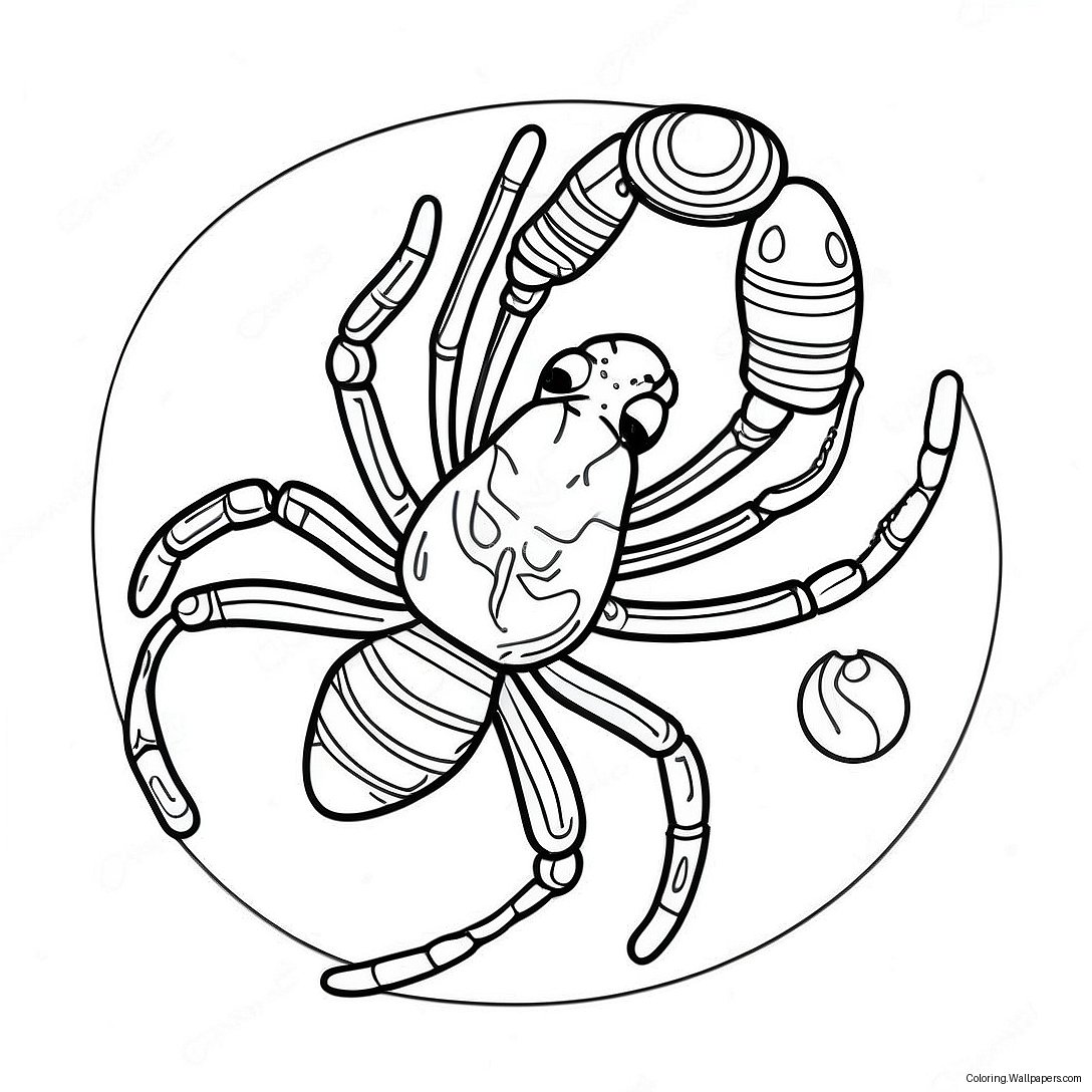 Scorpio Constellation Coloring Page 20219