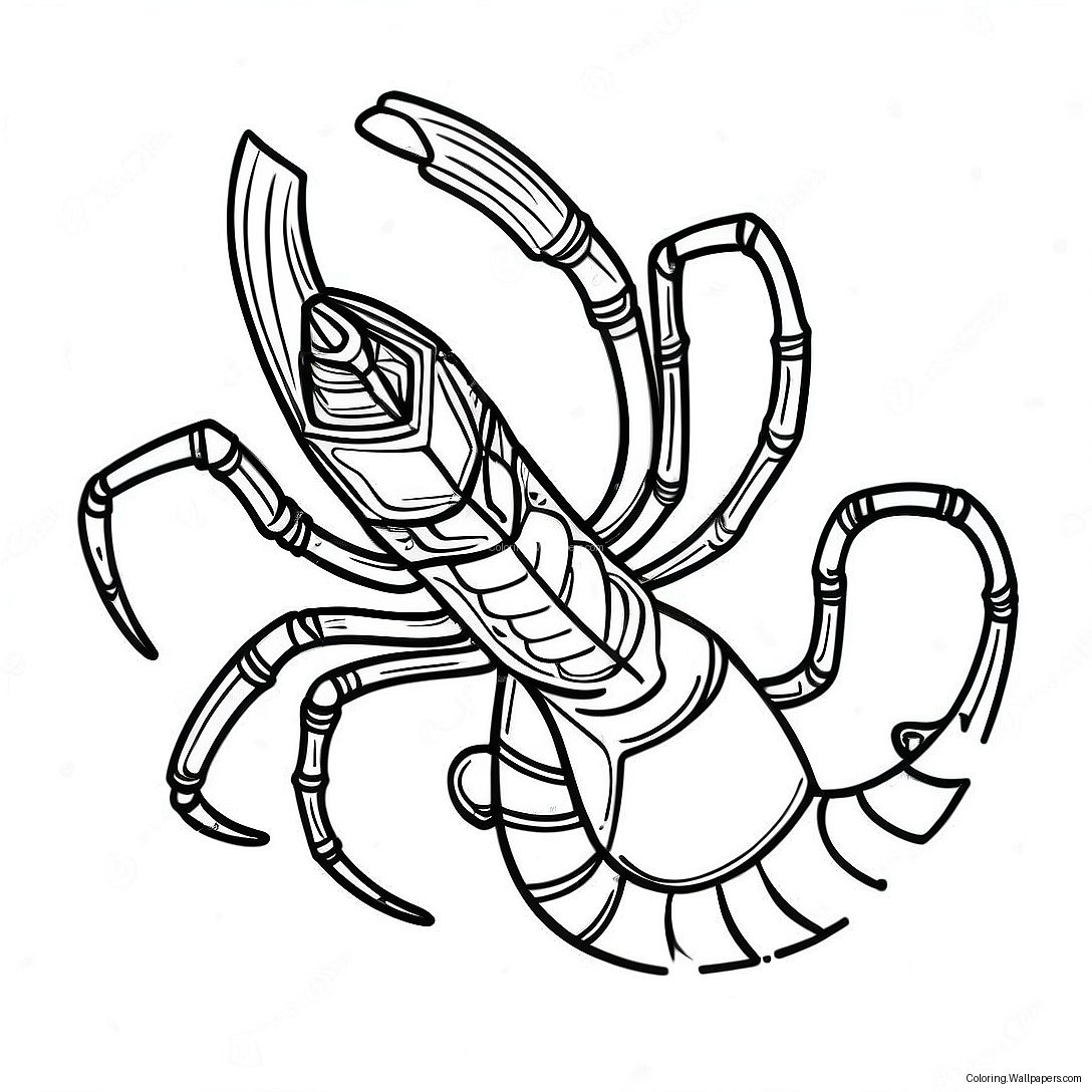 Scorpion Coloring Page 13057