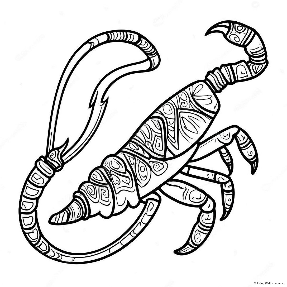 Scorpion Coloring Page 13059