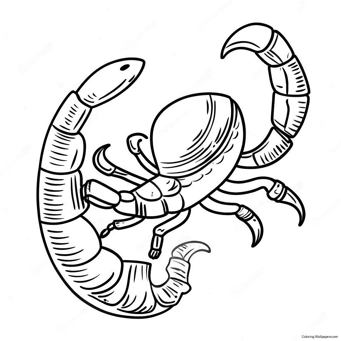 Scorpion Coloring Page 13060