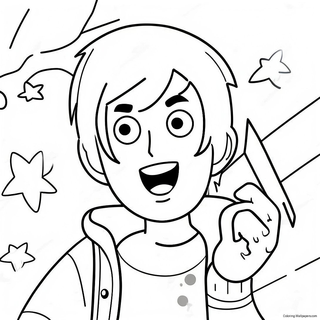 Scott Pilgrim Vs. The World Coloring Page 35222