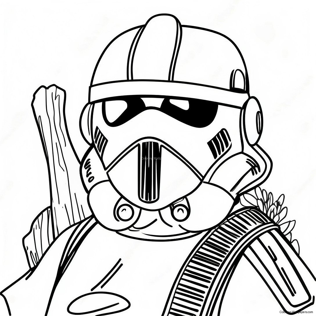 Scout Trooper Kleurplaat 42058