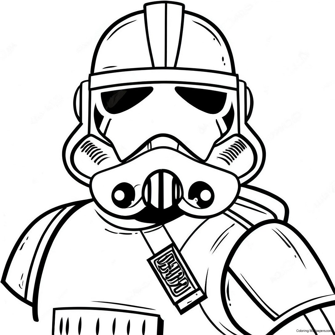 Scout Trooper Kleurplaat 42060