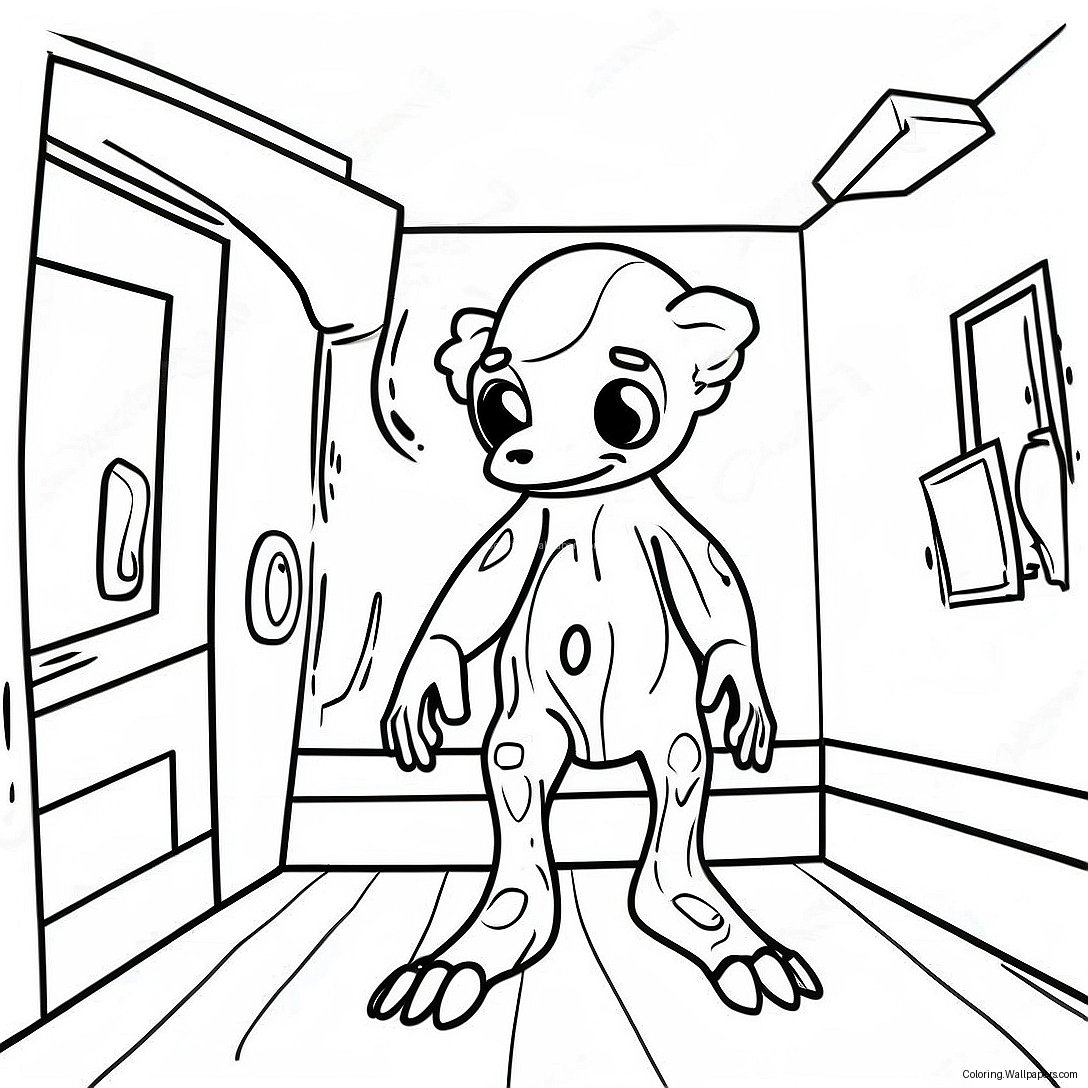 Scp 173 In A Dark Room Coloring Page 43478