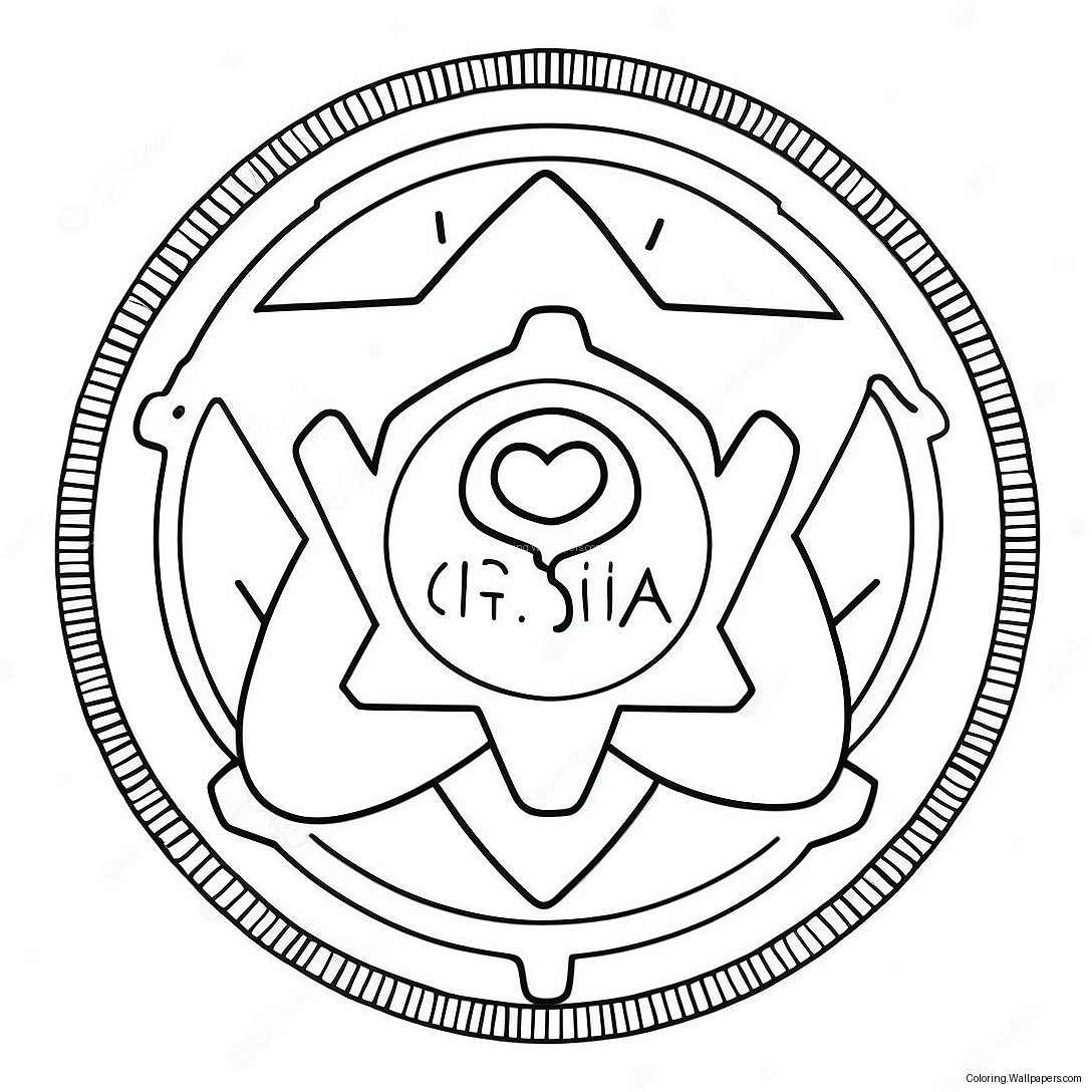 Scp Foundation Logo Coloring Page 13195