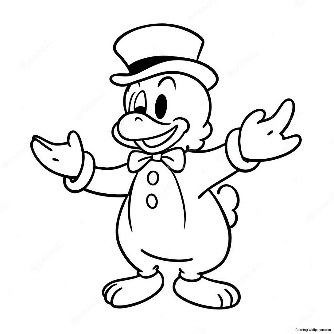 Scrooge Mcduck Coloring Page 45412