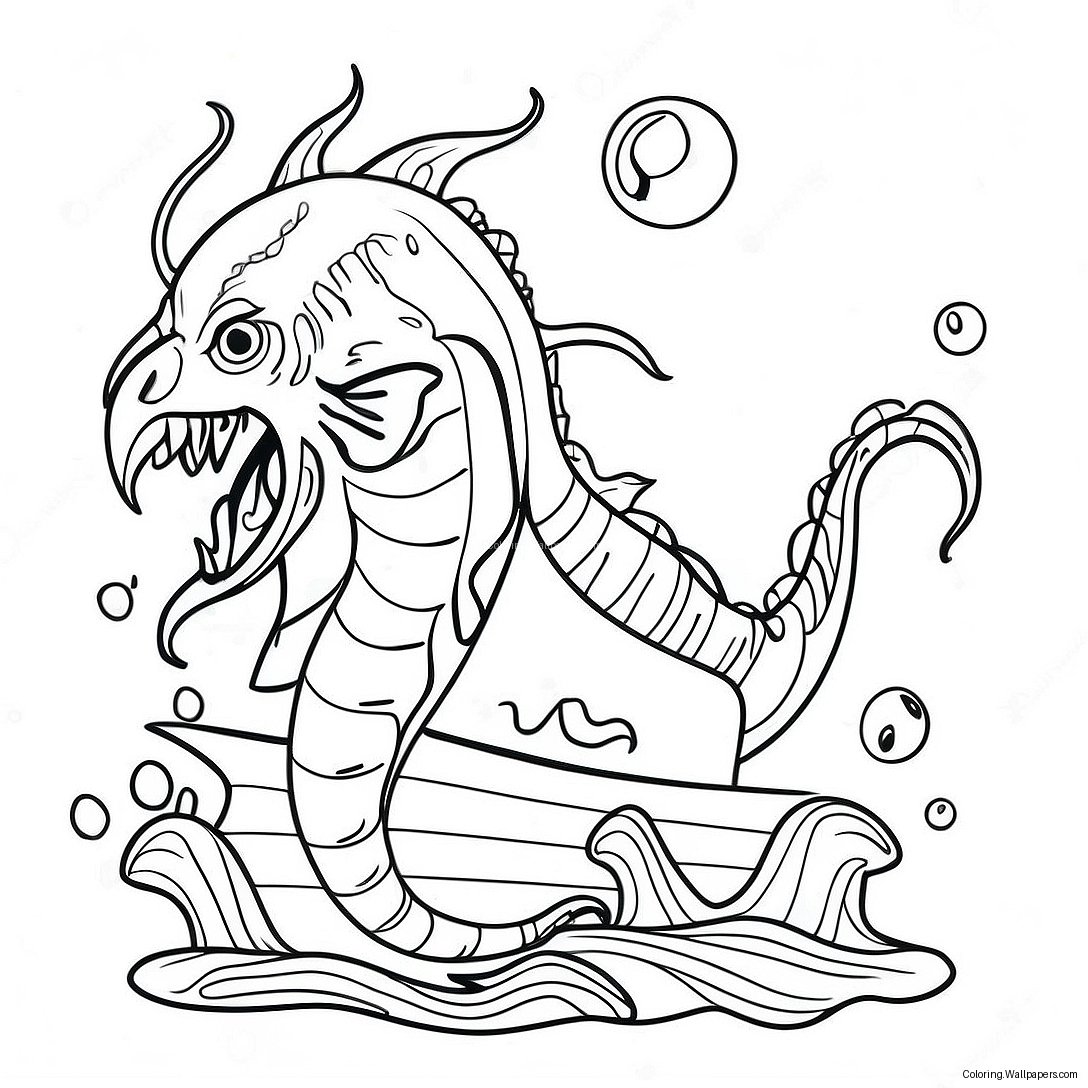 Sea Beast Coloring Page 18729