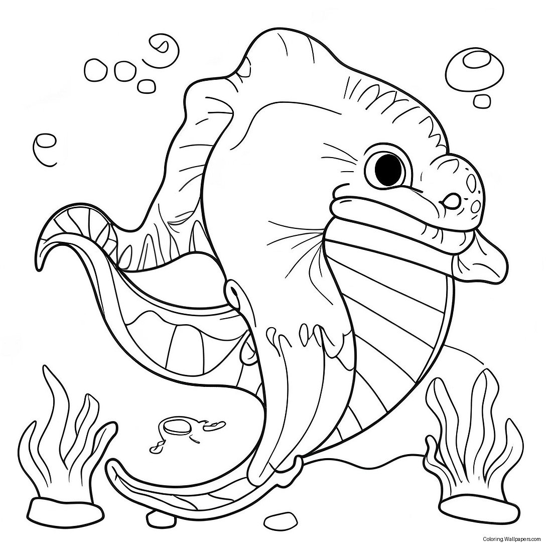 Sea Beast Coloring Page 18732