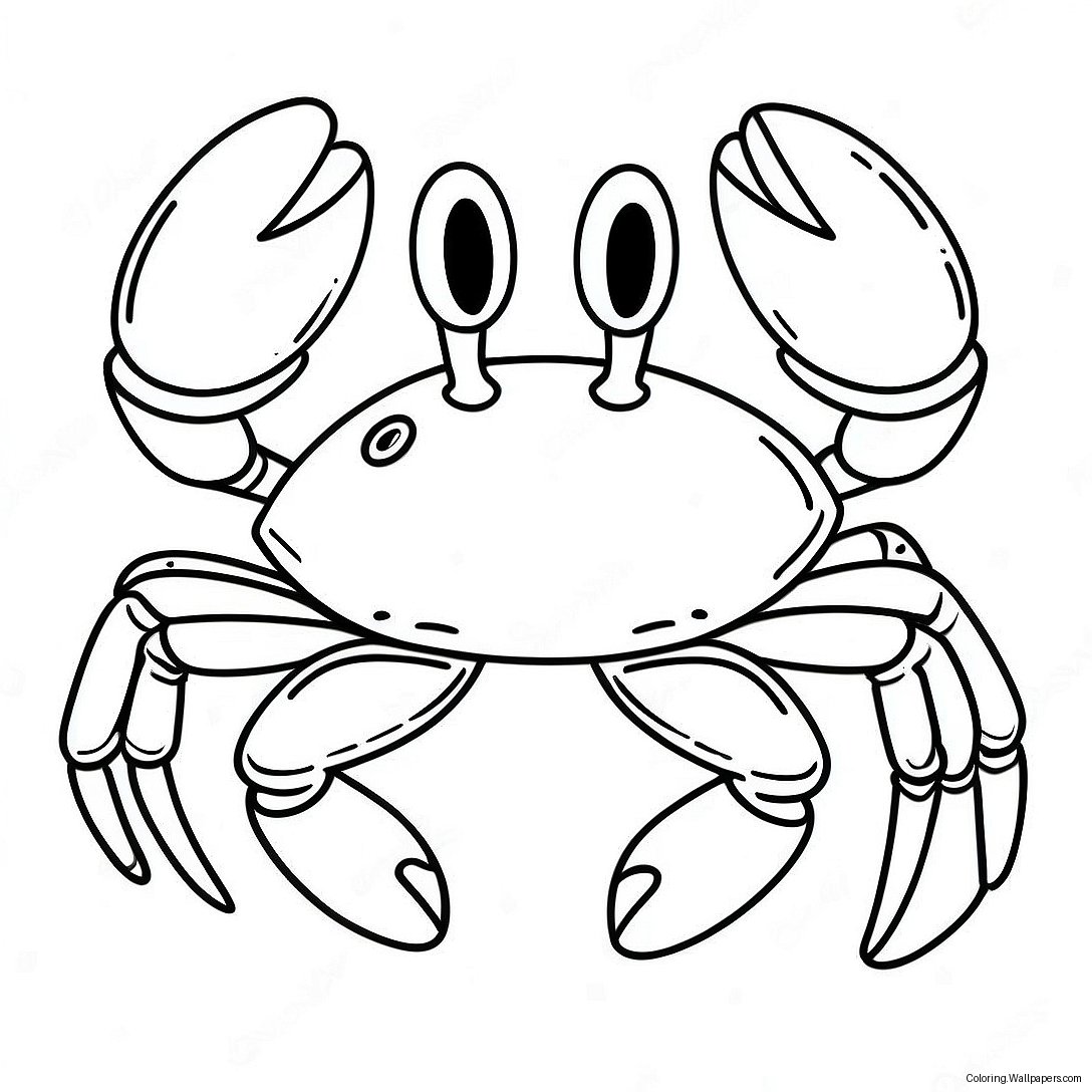 Sebastian The Crab Coloring Page 20815