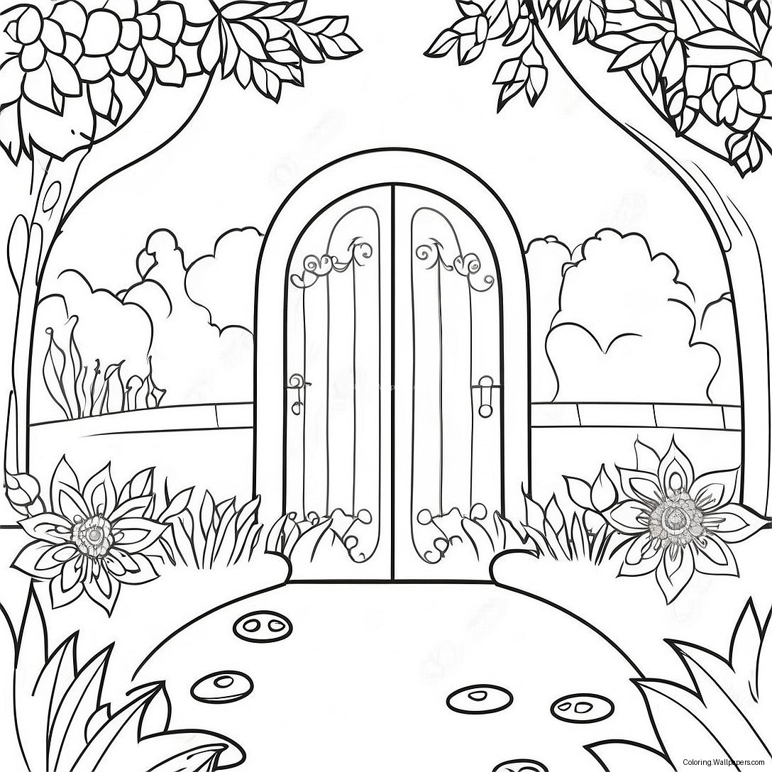 Pagina Da Colorare Del Giardino Segreto 29614