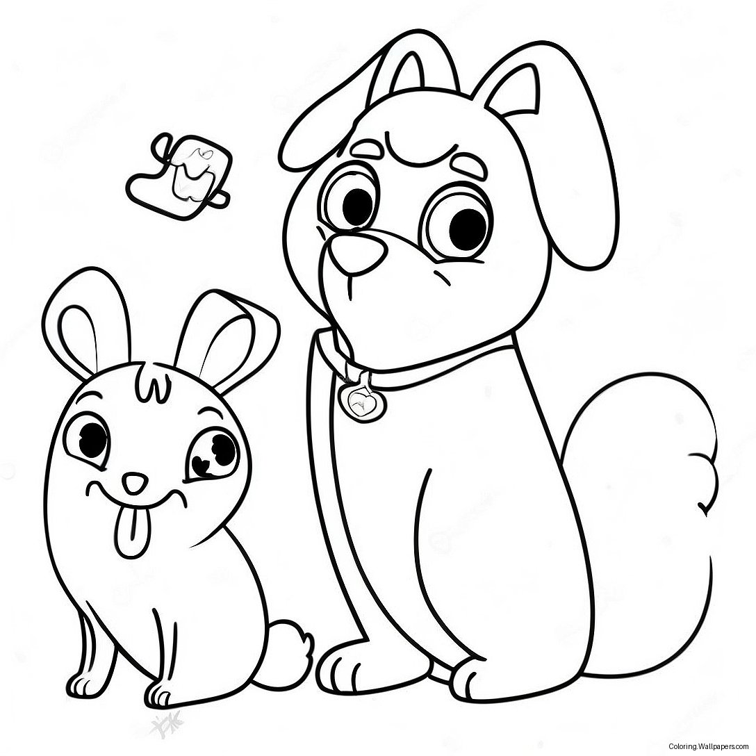 Secret Life Of Pets Coloring Page 27148