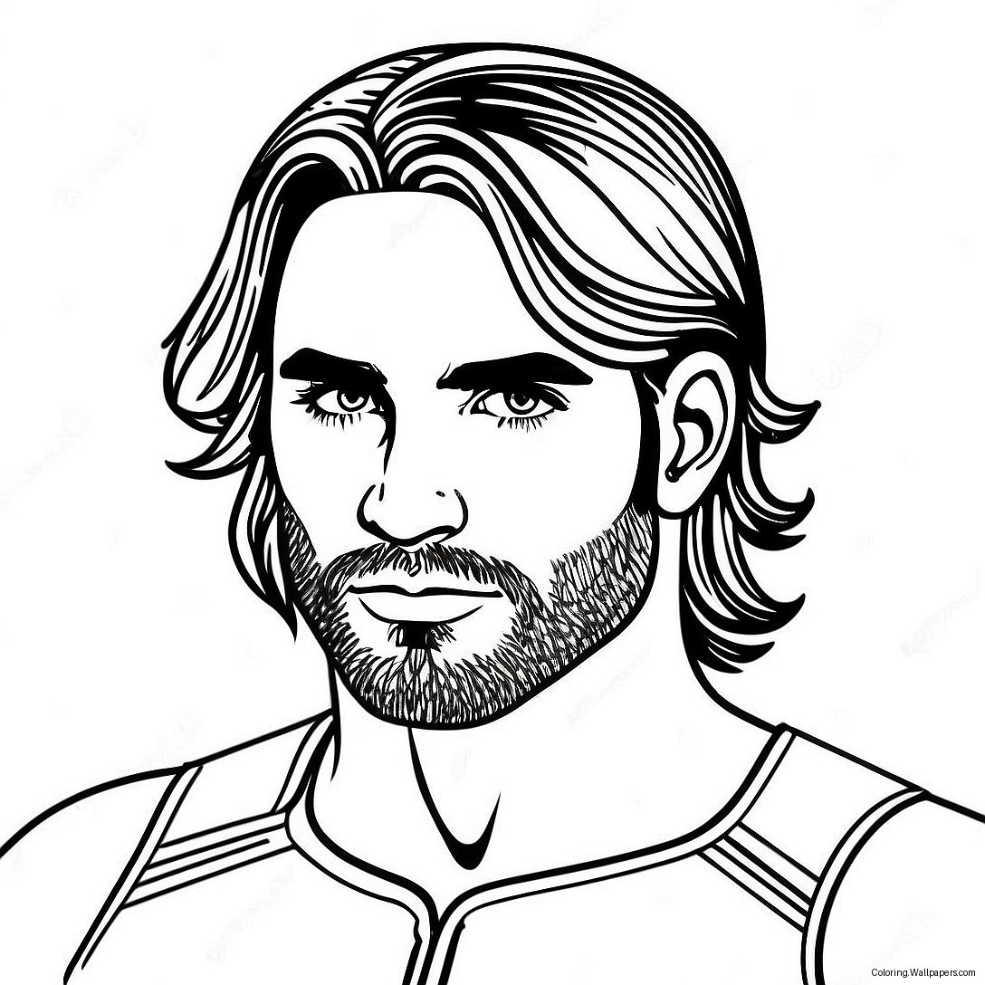 Seth Rollins Wwe Kleurplaat 34607