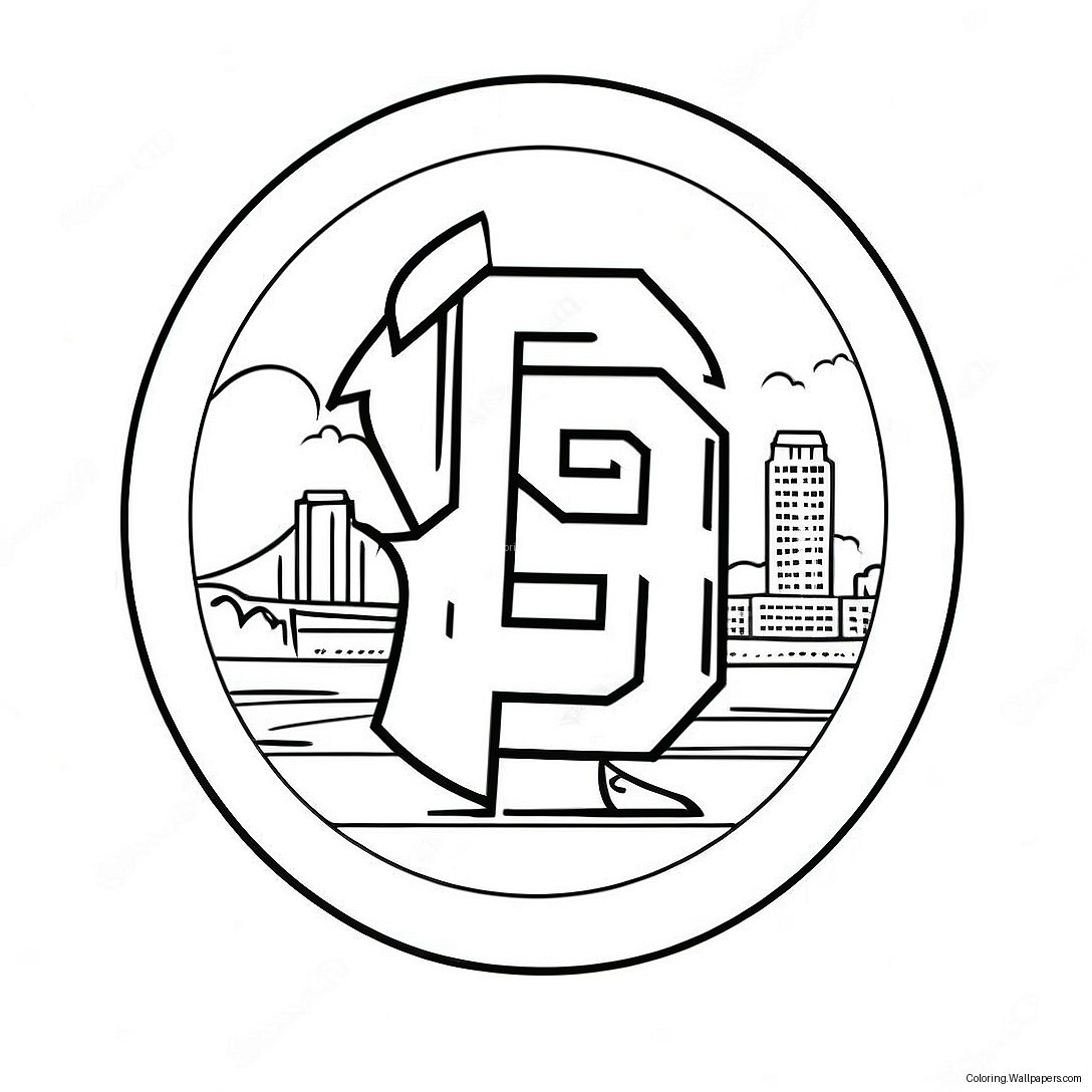 Page À Colorier Logo Des Sf Giants 54722