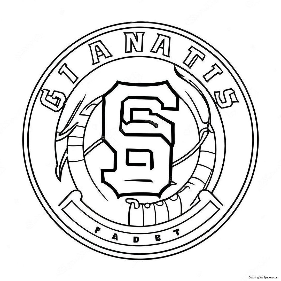 Sf Giants Logo Coloring Page 54724