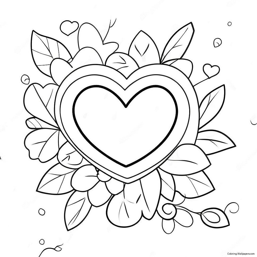 Share The Love Coloring Page 39713