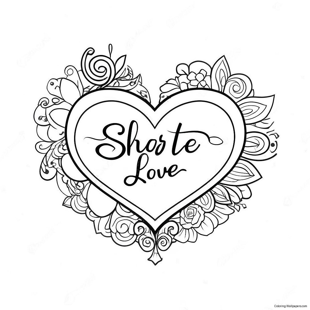 Page À Colorier Logo Share The Love 42715