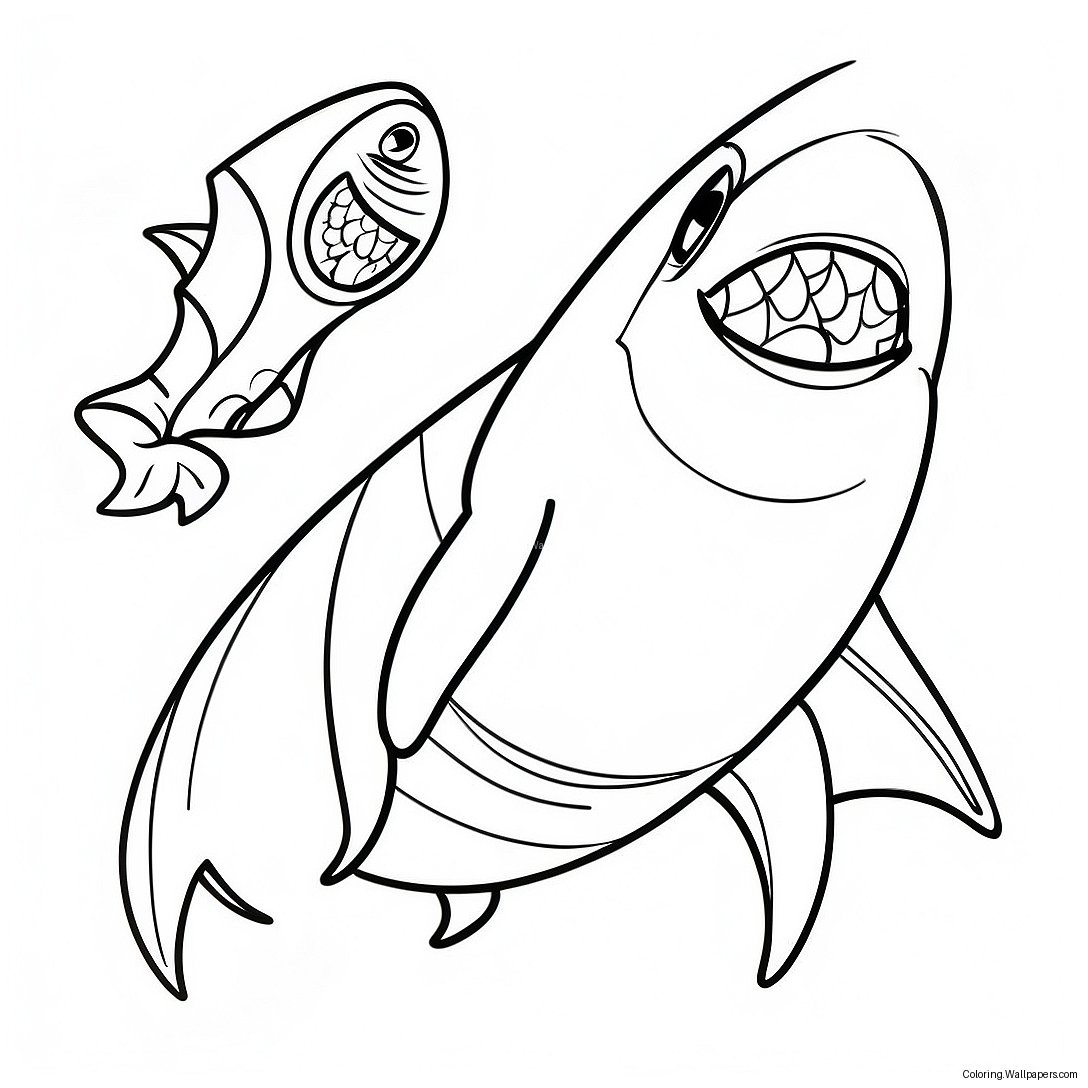 Shark Tale Coloring Page 53066