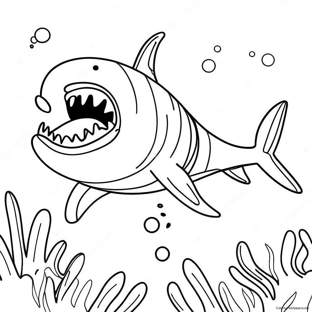 Sharkdog Coloring Page 44334