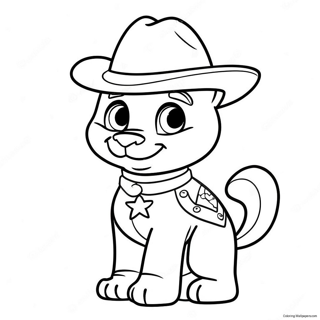 Sheriff Callie Coloring Page 22650