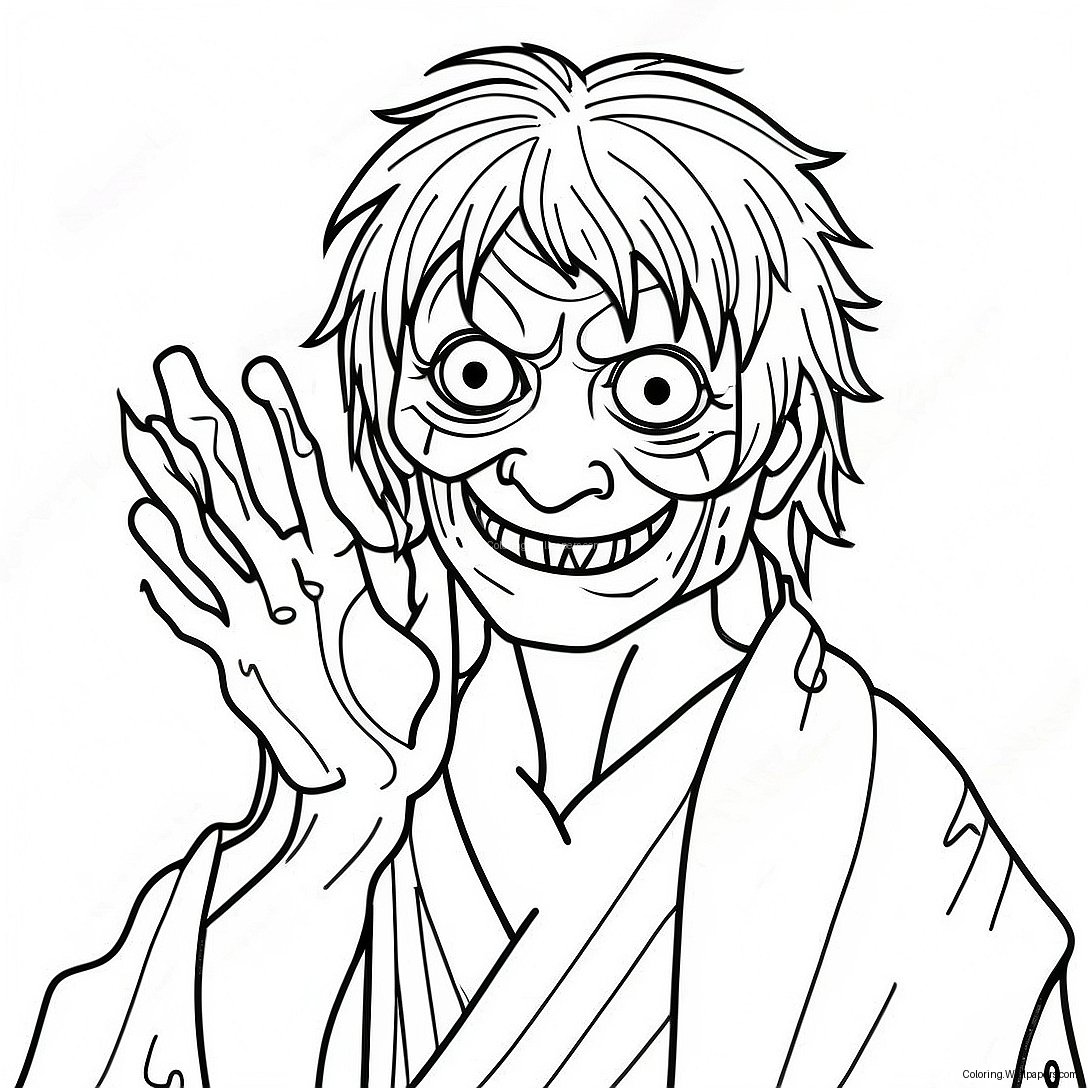 Shigaraki With Decaying Hands Coloring Page 34781