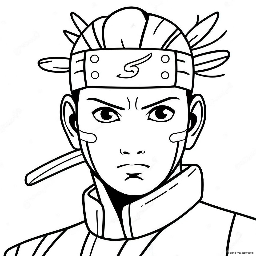 Página Para Colorir Shikamaru Nara 57098