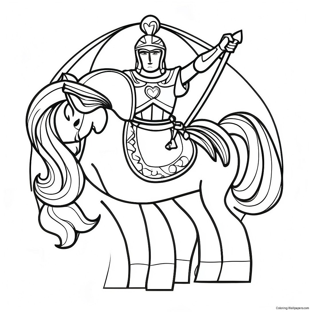 Shining Armor Of God Coloring Page 4121