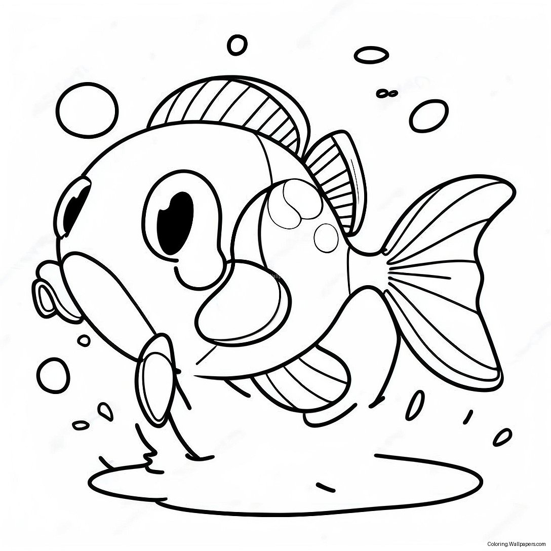 Shiny Magikarp Jumping Coloring Page 51727