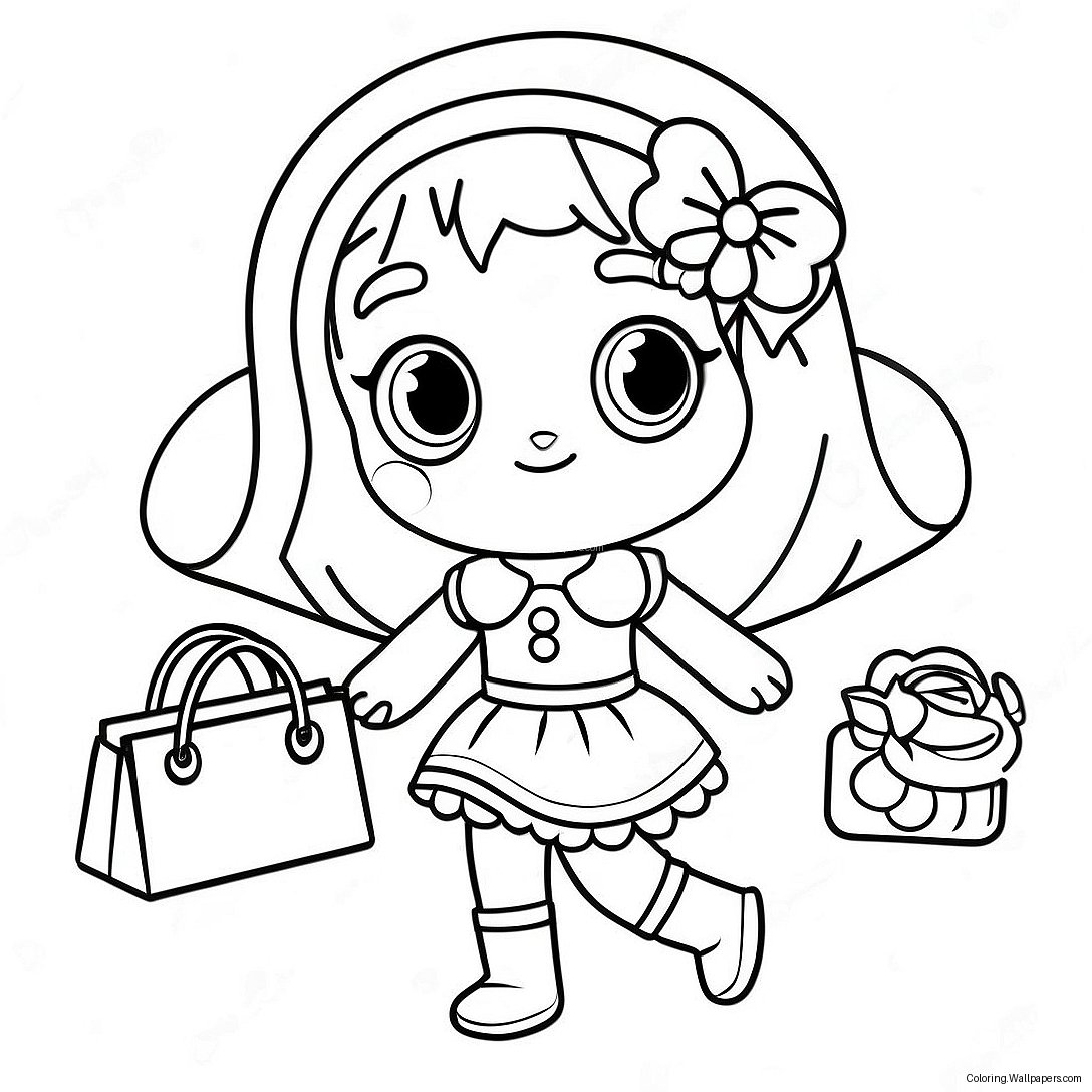 Shoppies Coloring Page 41804