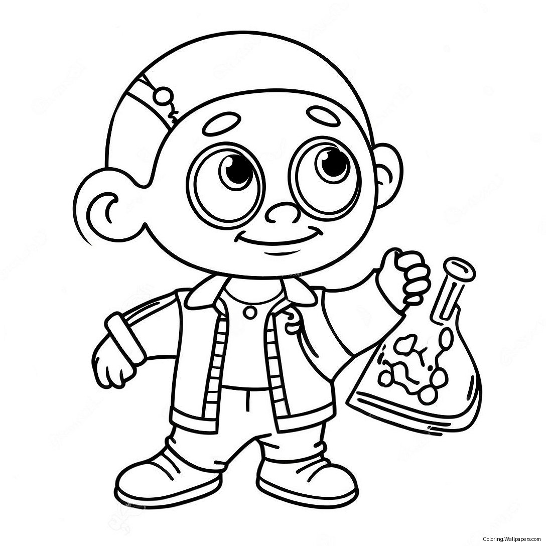 Sid The Science Kid Coloring Page 12665