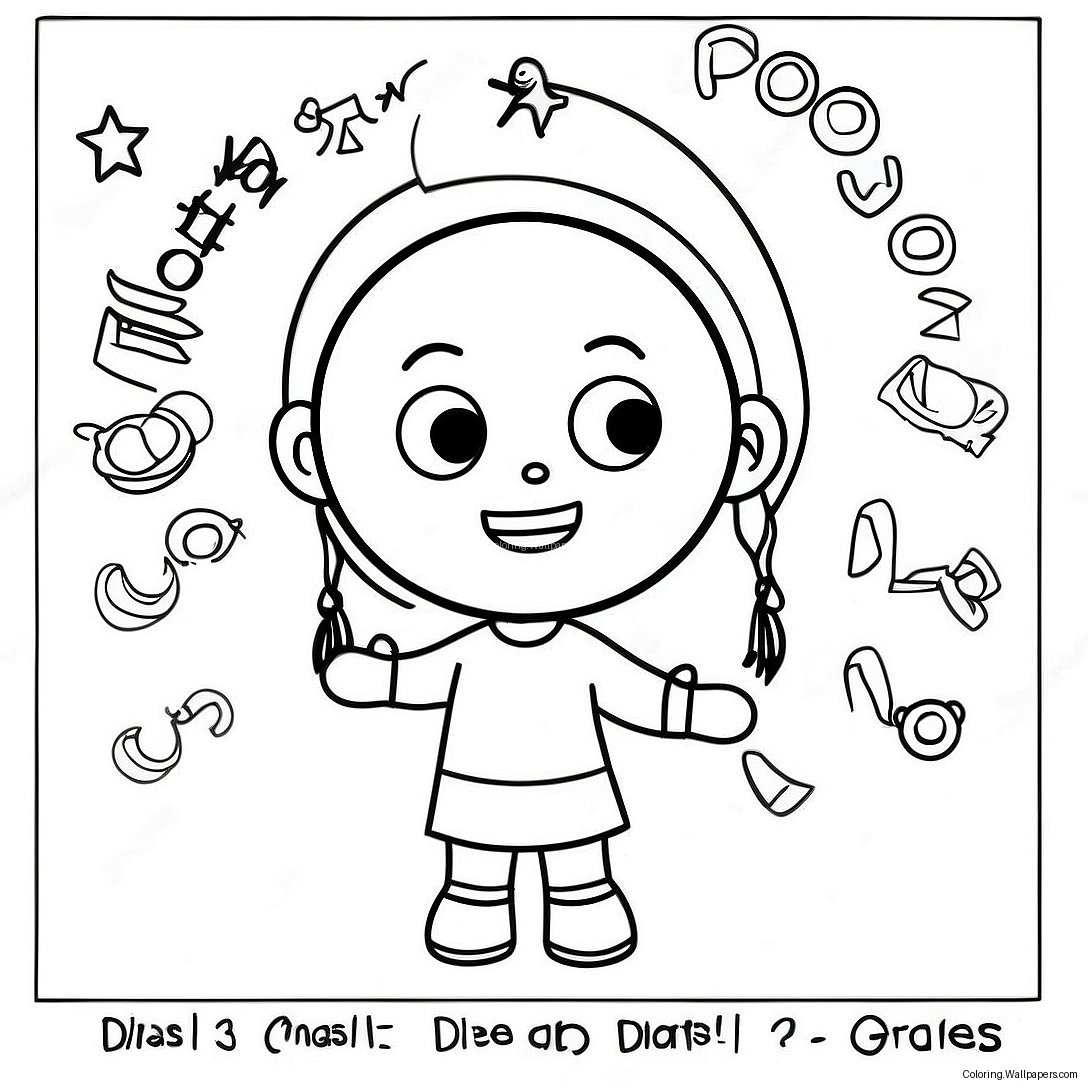 Sight Word 3rd Grade Fun Coloring Page 46097