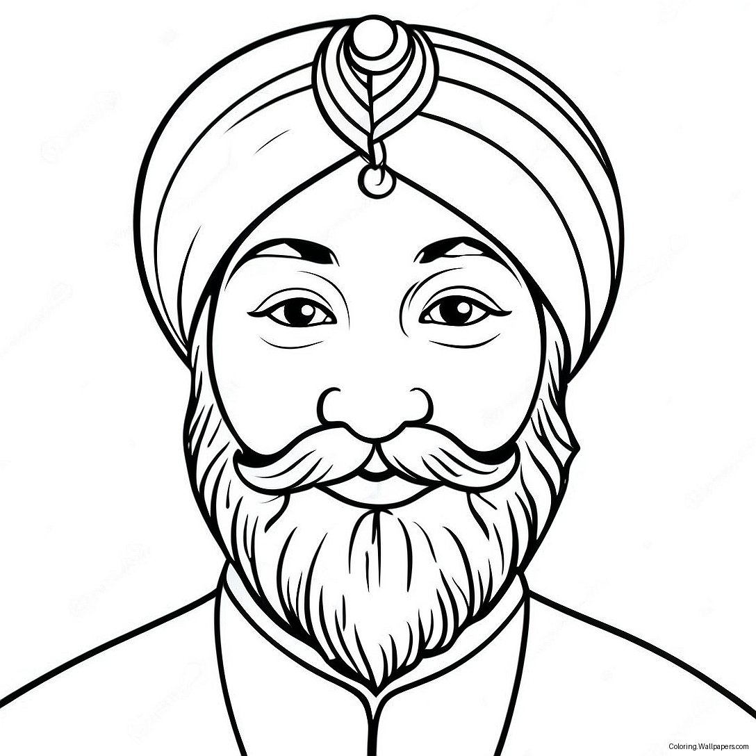 Sikh Coloring Page 28538