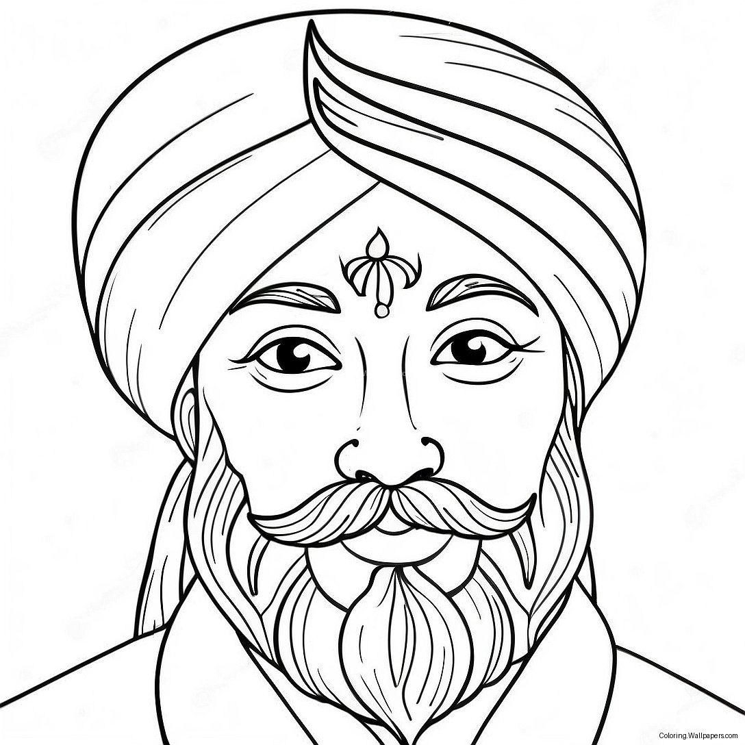 Sikh Coloring Page 28540