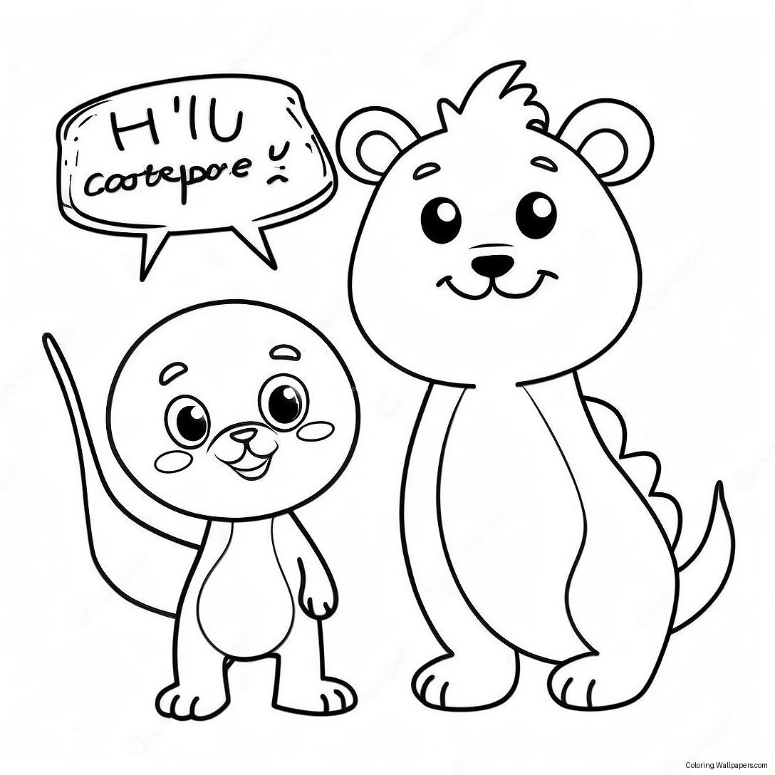 Silly Animal Quote Coloring Page 22645