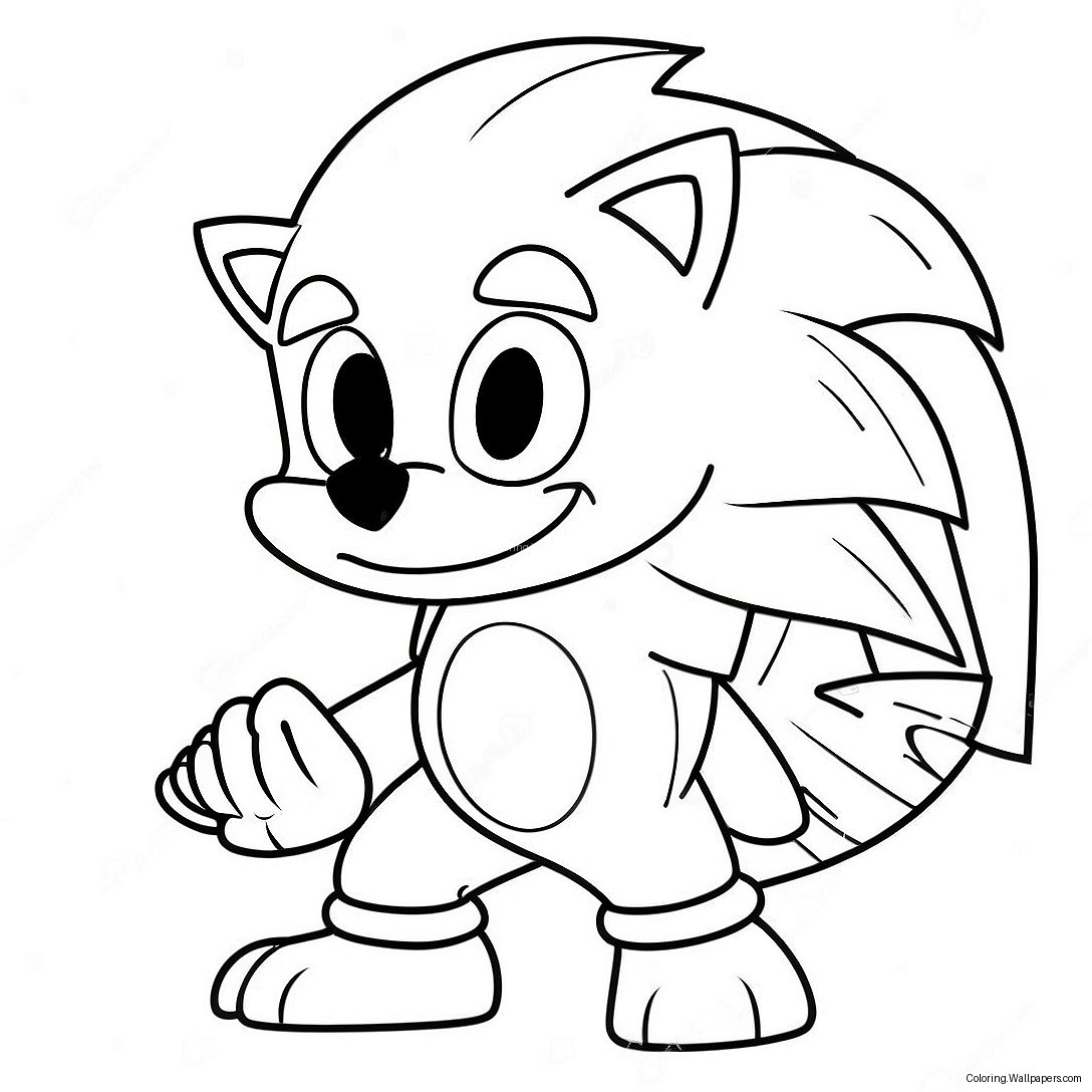 Silver The Hedgehog Coloring Page 18339