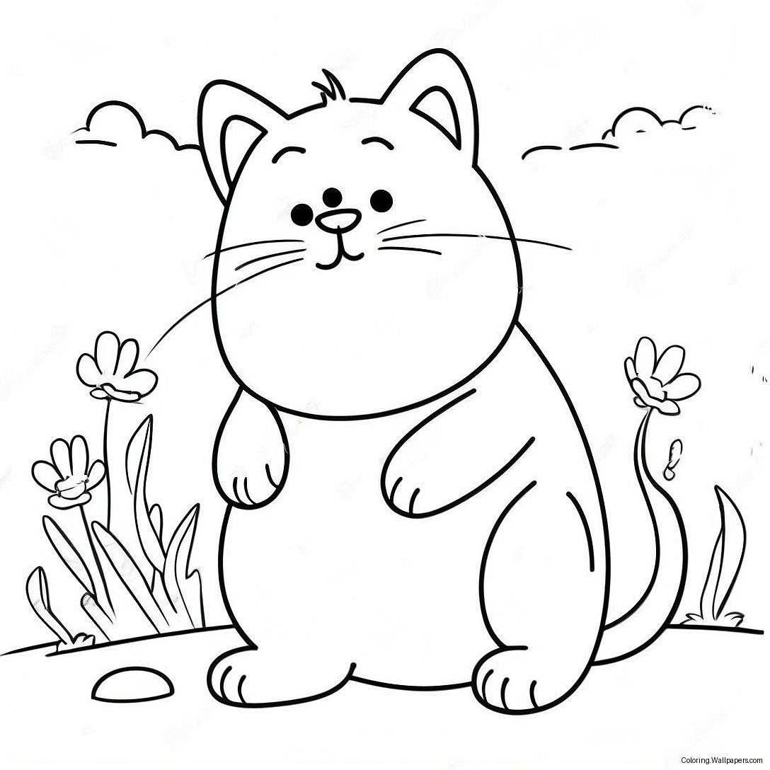 Simon's Cat Coloring Page 45310