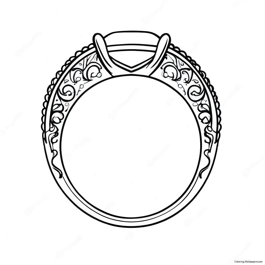 Simple Ring Coloring Page 51185