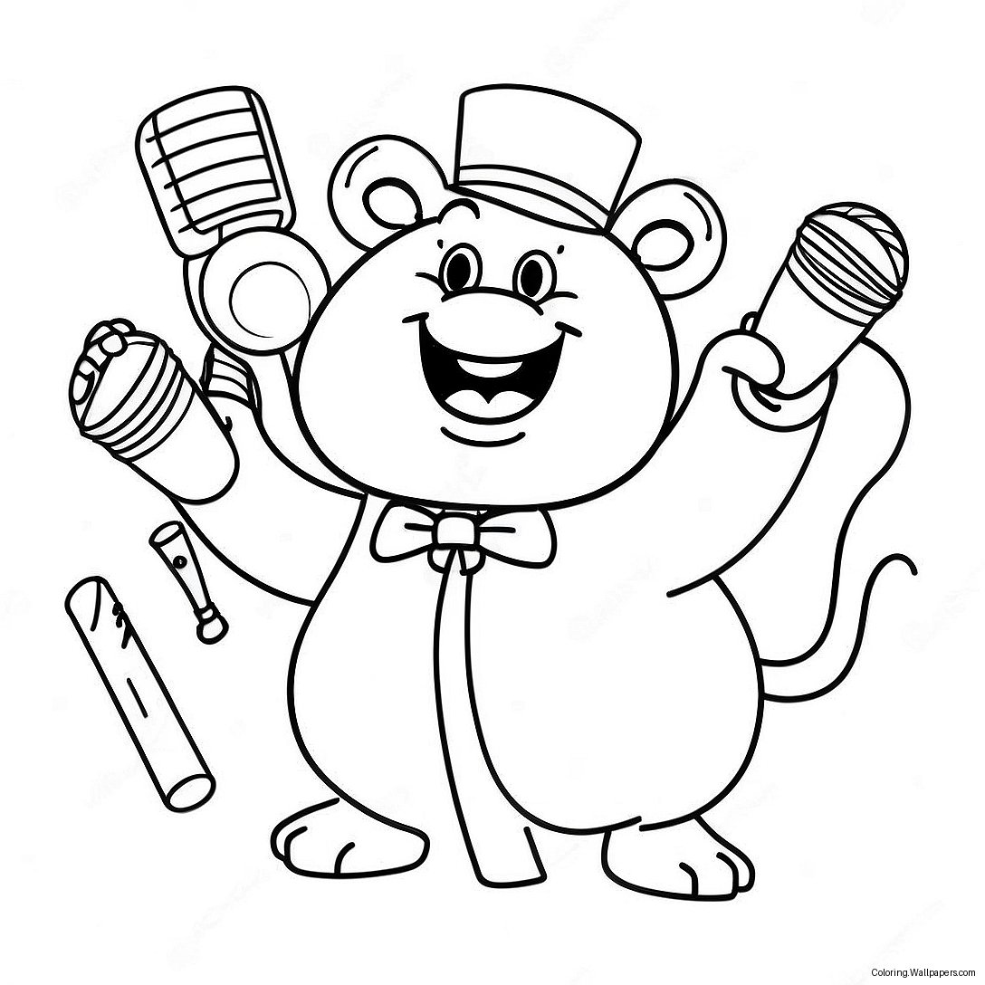 Sing Coloring Page 4033