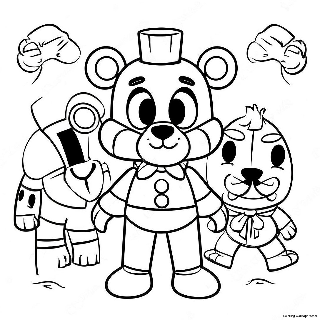 Sister Location Fnaf Coloring Page 13223