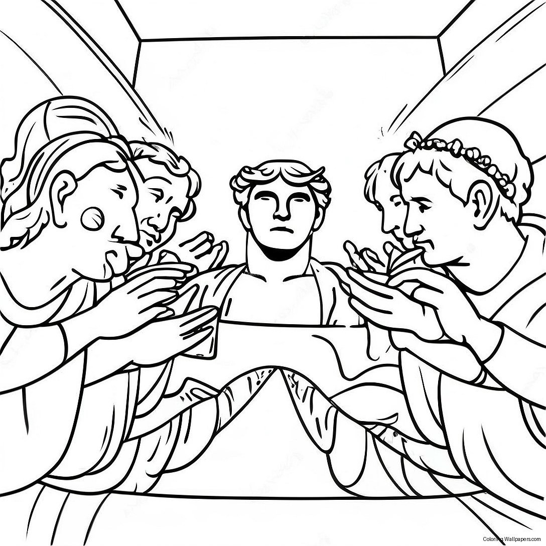 Sistine Chapel Coloring Page 21982