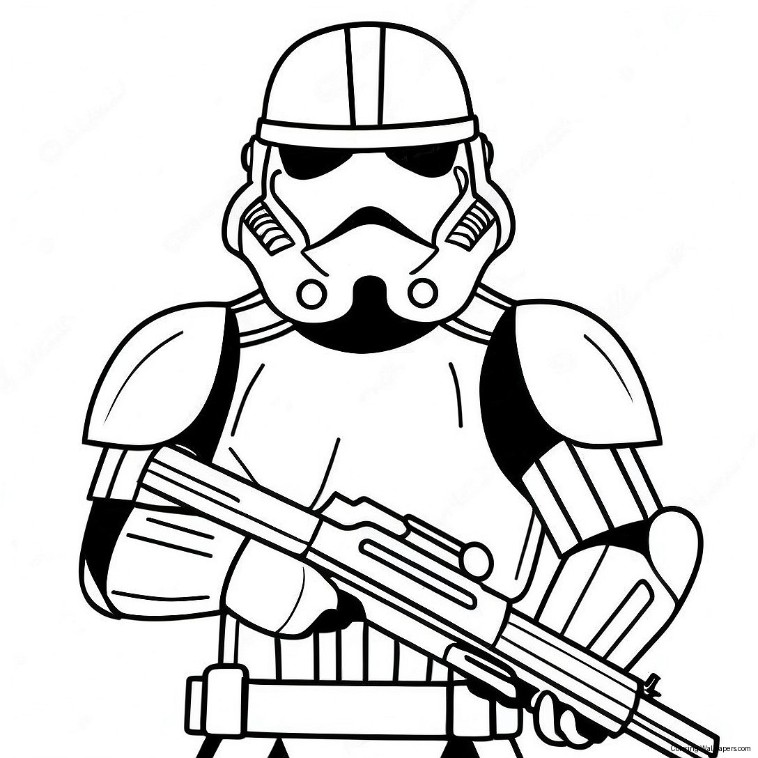 Sith Trooper In Battle Armor Coloring Page 50047