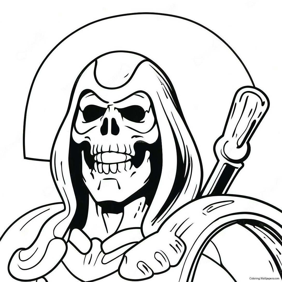 Skeletor Kleurplaat 30688