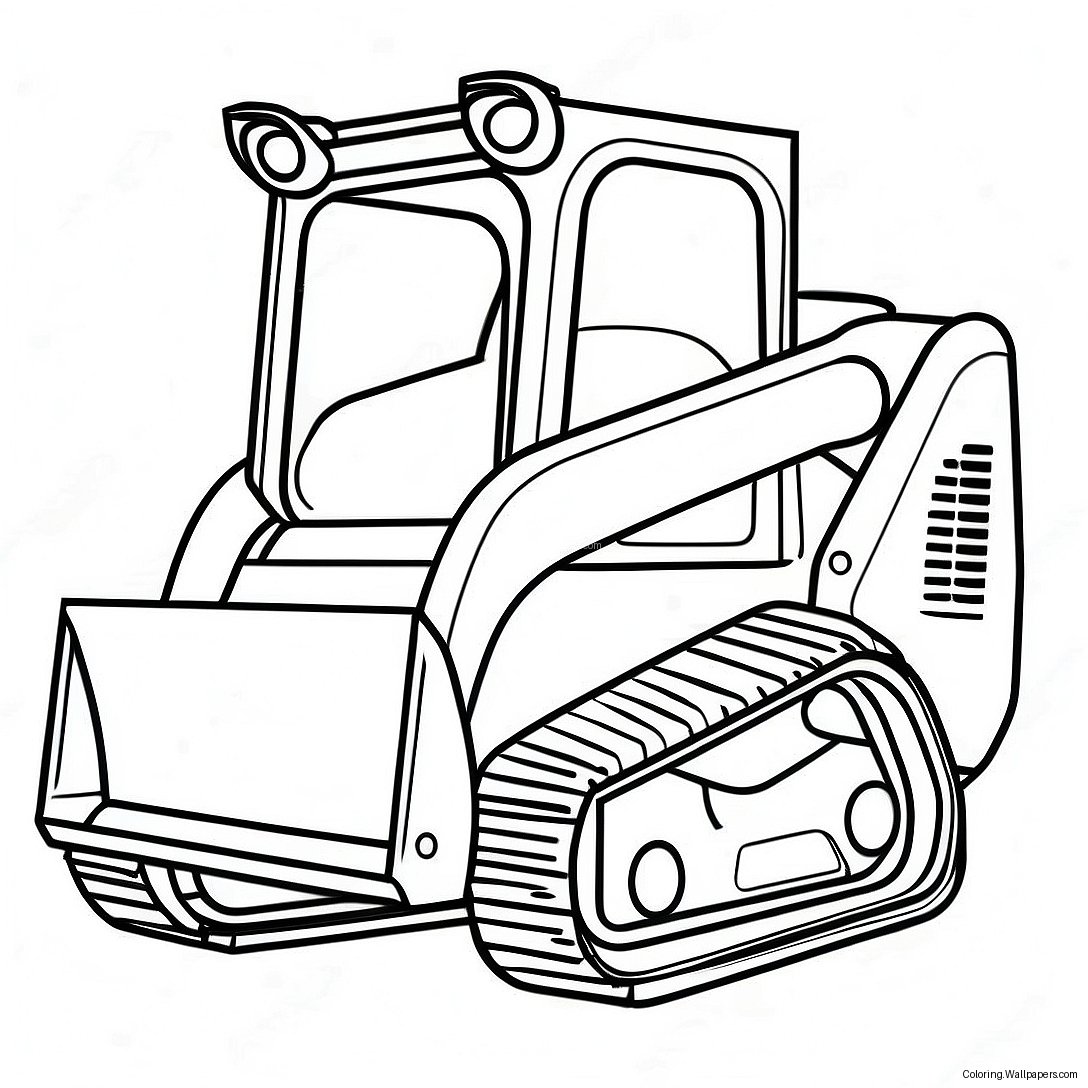 Skid Steer Coloring Page 5609