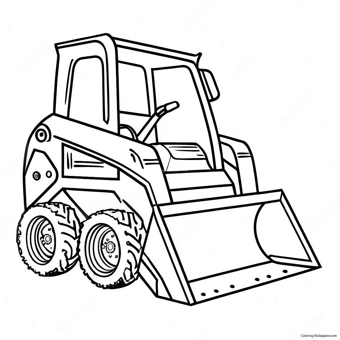 Skid Steer Fargeleggingsark 5612