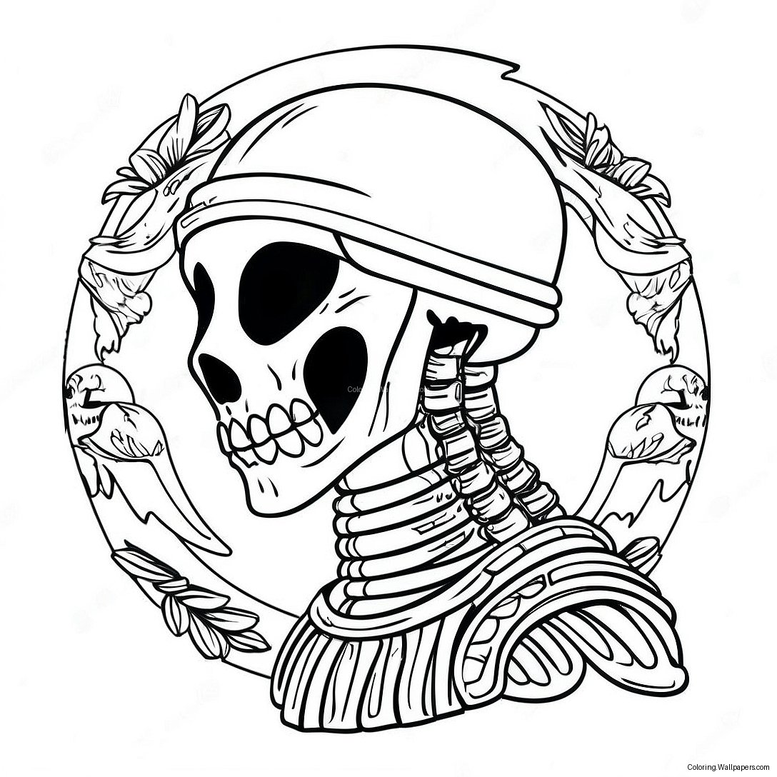 Skull Trooper Coloring Page 49483