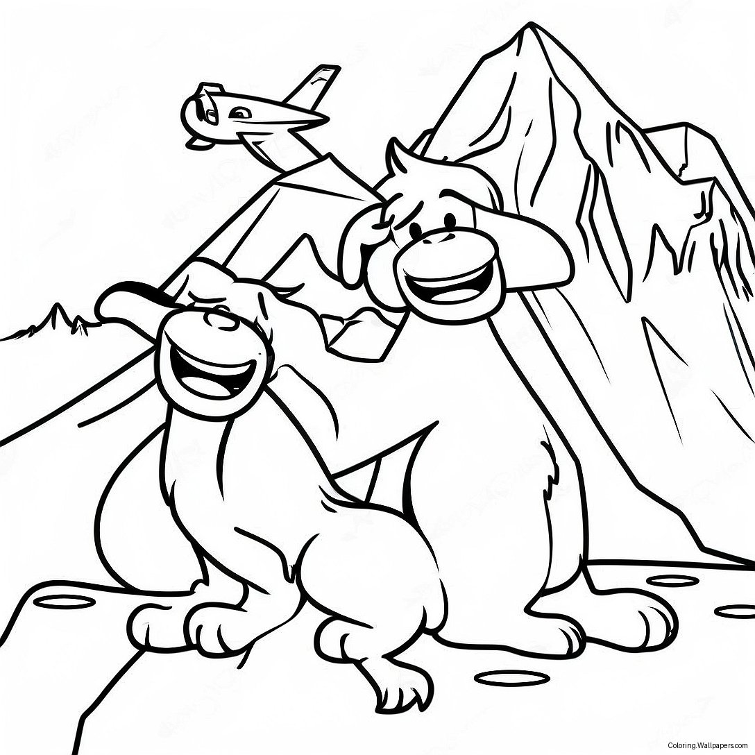 Skye And Everest Coloring Page 54545