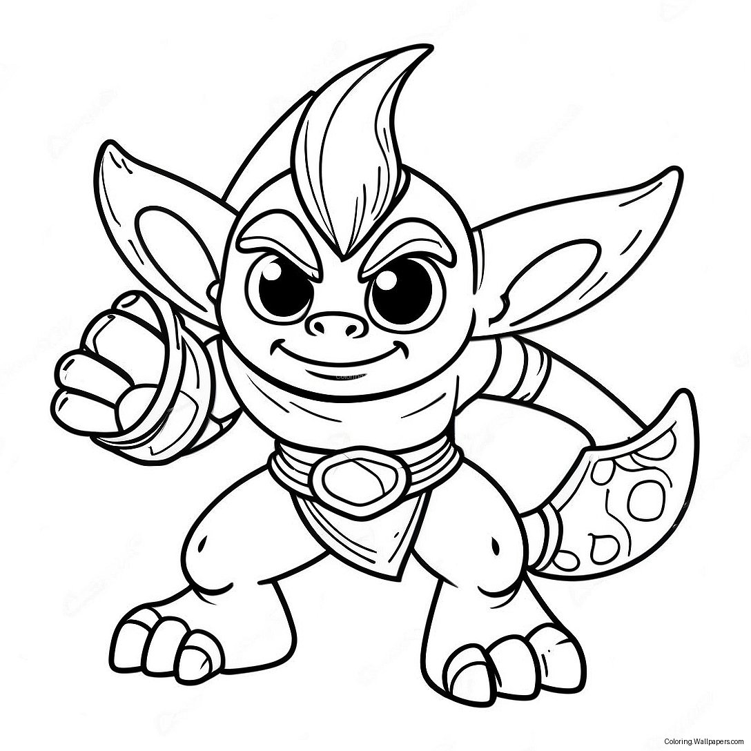 Skylander Coloring Page 40026