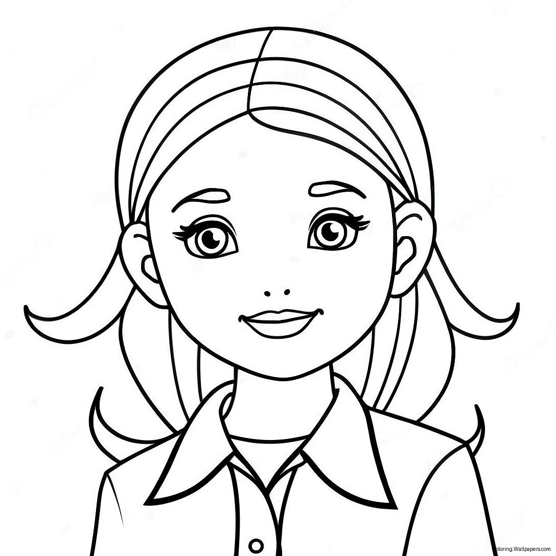 Skyler From Rainbow High Coloring Page 17053